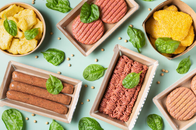 plant-based and hybrid products